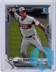 2021 Bowman Chrome Nick Madrigal RC #7 Chicago White Sox Rookie